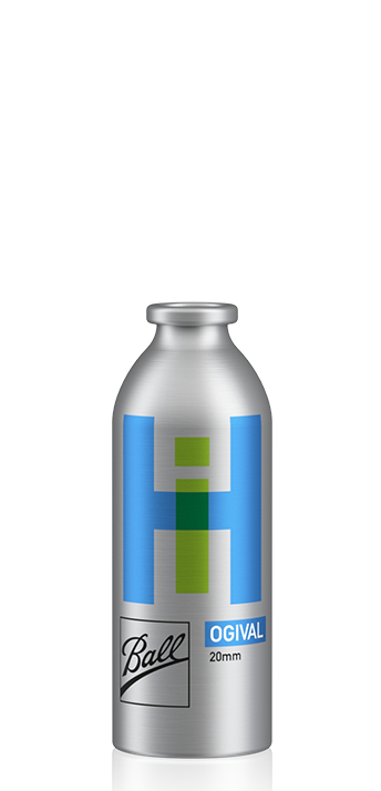 Aluminum aerosol bottle